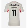 Camiseta Benfica Dodi Lukebakio #11 Segunda Equipación Replica 2025-26 mangas cortas